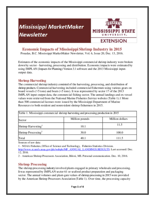 Preview of Mississippi MarketMaker Newsletter-Vol 6, Issue 20, Dec. 13, 2016.pdf