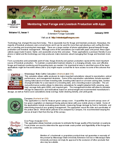 Preview of January 2019 - Forage News Newsletter.pdf